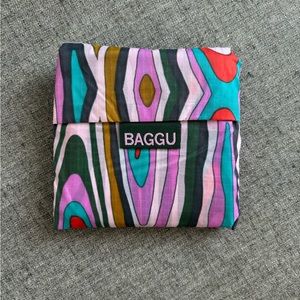 Baggu reuseable bag Candy Woodgrain NWOT
